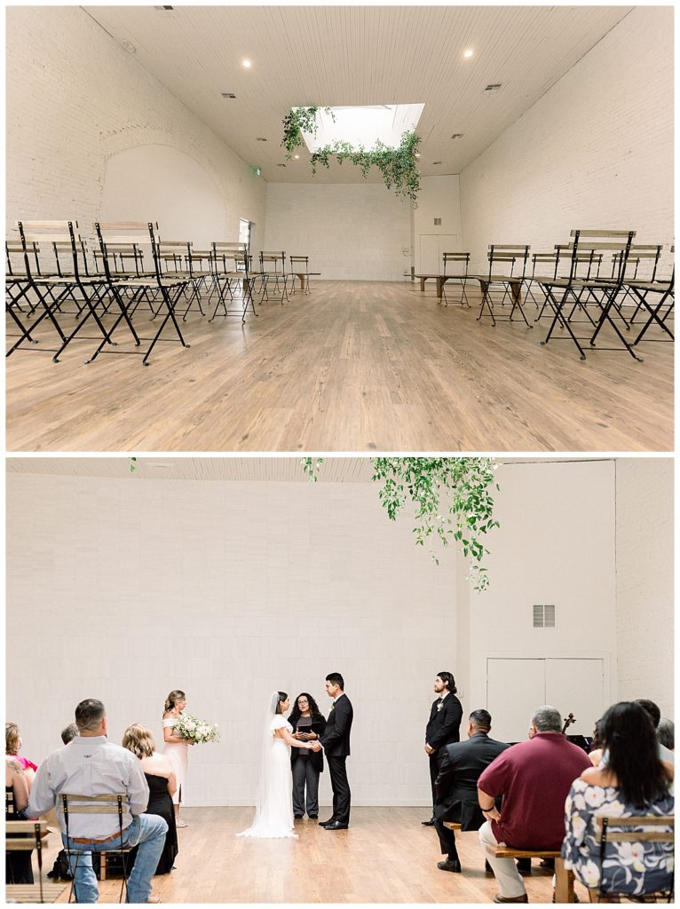 clean, modern wedding venue in Austin