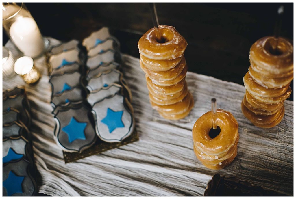 cookies and donuts for wedding reception