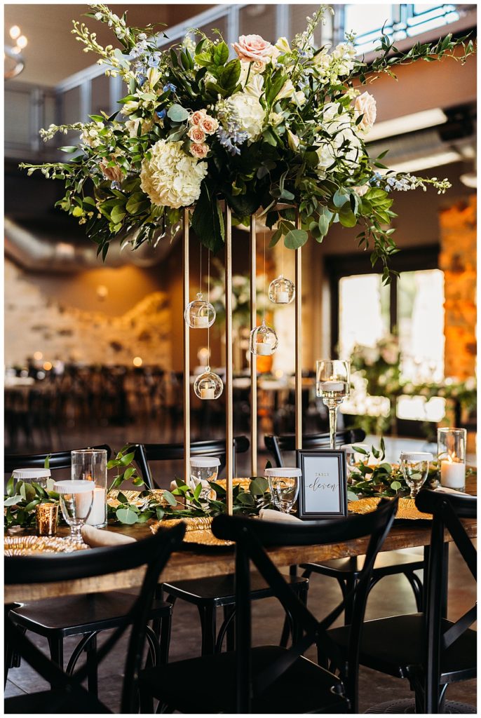 wedding reception in the Texas hill country