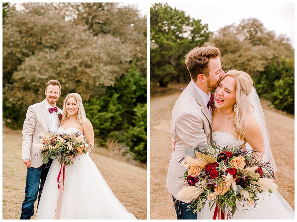 bride and groom portrait photos at Kendall Point