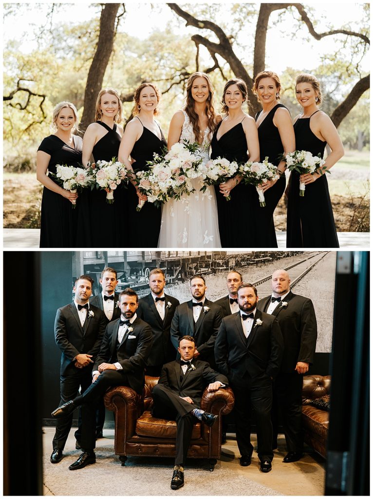 bridal party portraits