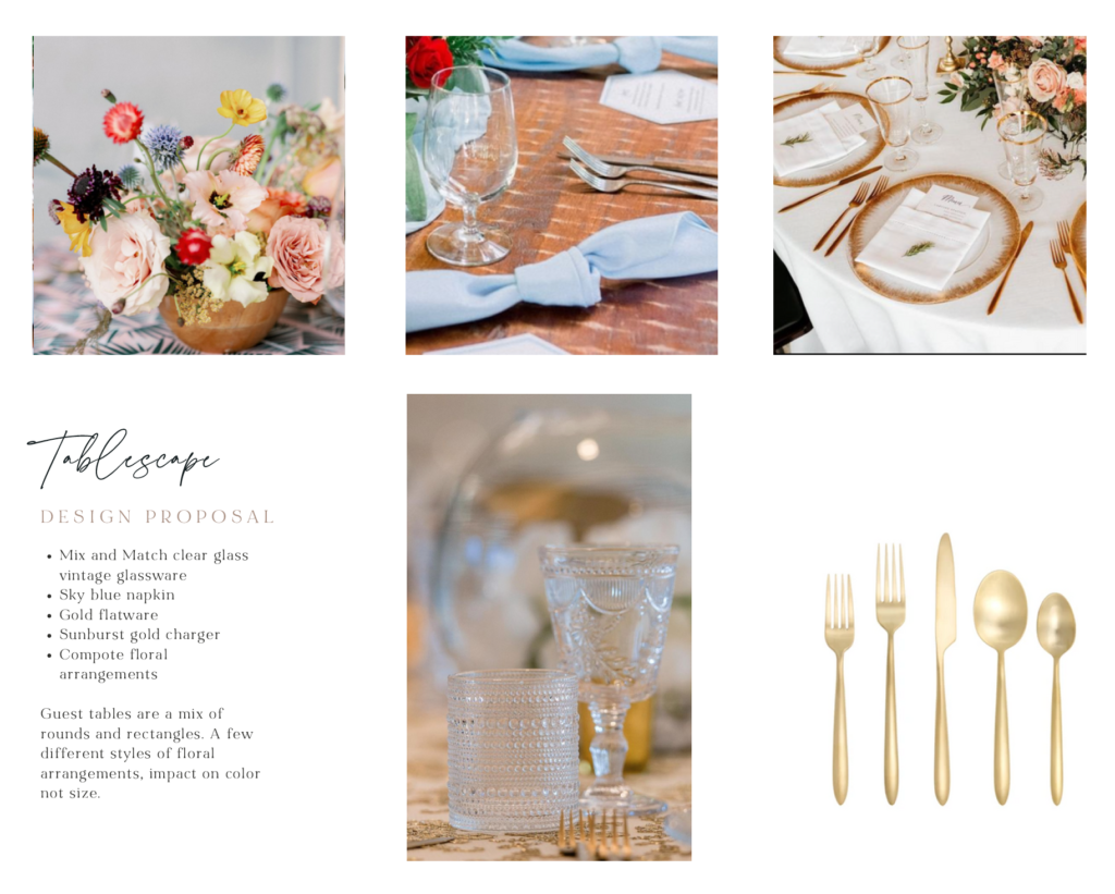 wedding design board