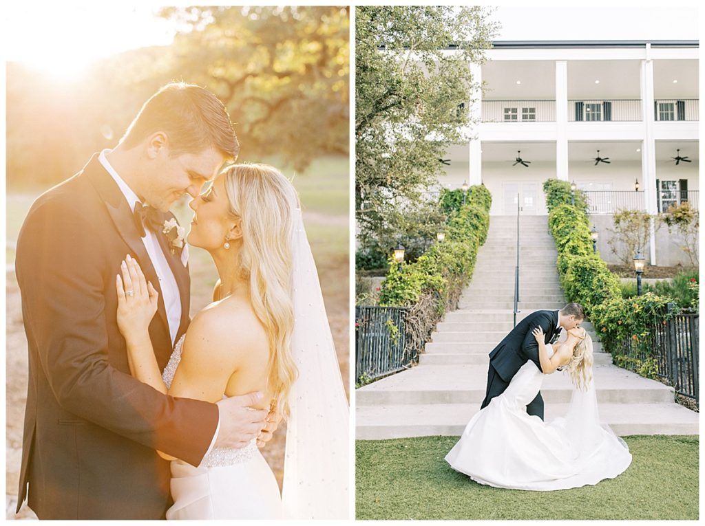 couple at Kendall Point wedding